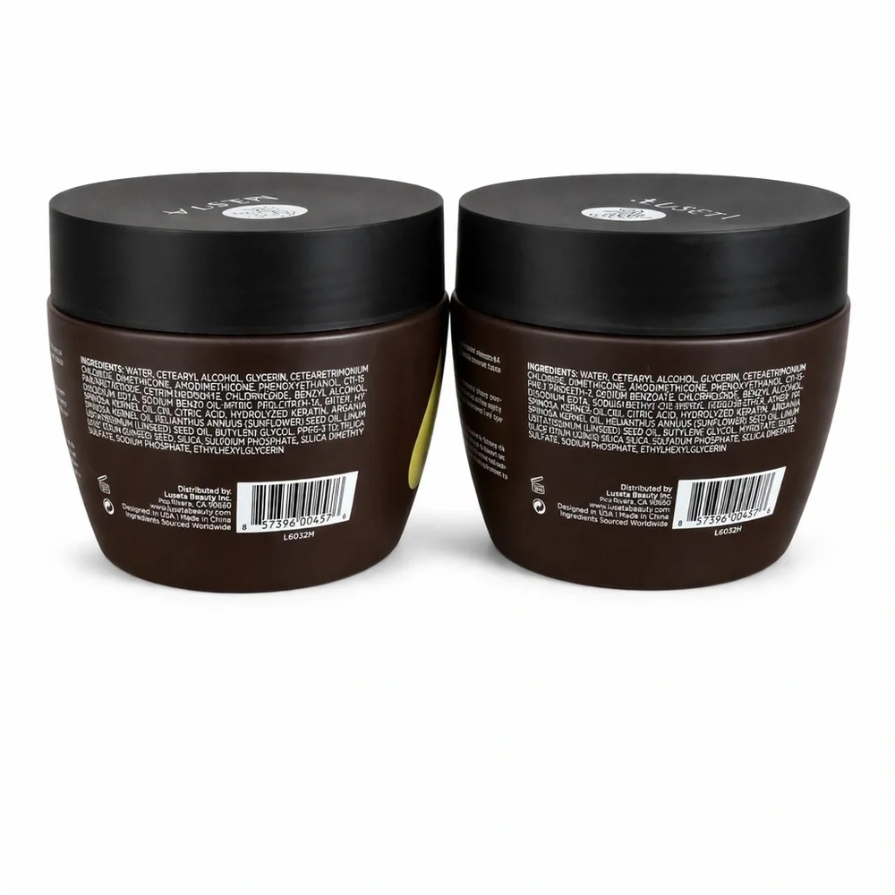 Luseta Argan Oil Hair Mask Set of 2 Moisturizing Repair 16.9 oz‎